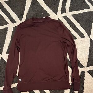Vuori Men's Maroon Ponto Performance Crew size medium
